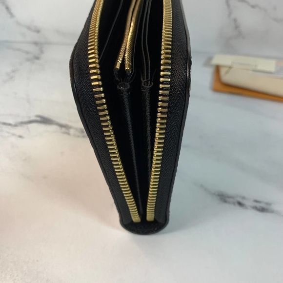 Louis Vuitton long Zippy Race Collection Wallet epi leather damier red/black LV - Picture 10 of 13